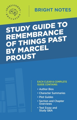 Study Guide to Remembrance of Things Past by Marcel Proust Cover Image