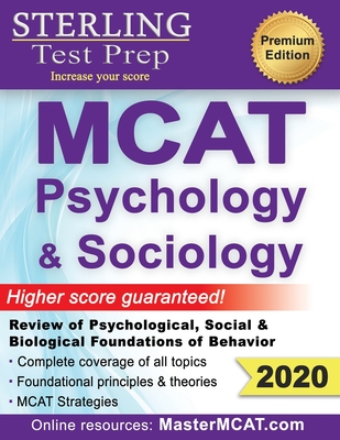 Sterling Test Prep MCAT Psychology & Sociology: Review of Psychological, Social & Biological Foundations of Behavior Cover Image