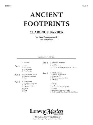 Ancient Footprints: Flex Band, Conductor Score By Clarence E. Barber (Composer) Cover Image