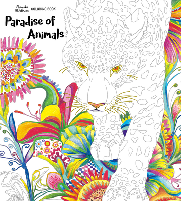 Paradise of Animals: Adult Coloring Book Cover Image