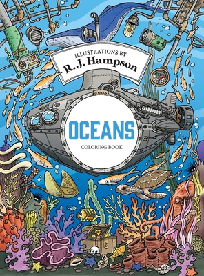 Oceans Coloring Book Cover Image