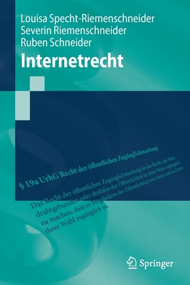 Internetrecht (Springer-Lehrbuch) Cover Image