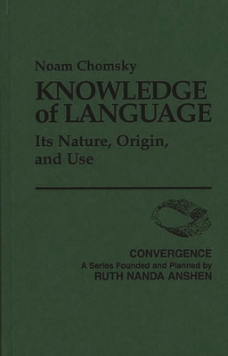 Cover for Knowledge of Language