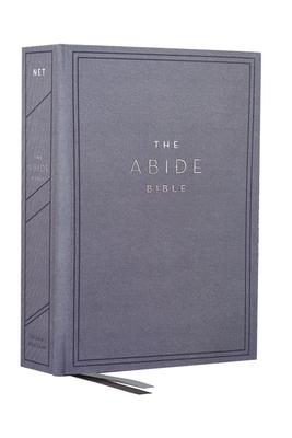 The Net, Abide Bible, Cloth Over Board, Blue, Comfort Print: Holy Bible Cover Image