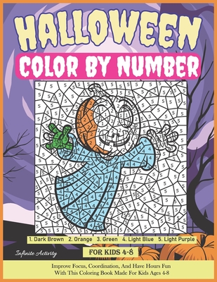 Halloween Activity Book for Kids Ages 4-8: Coloring, Drawing