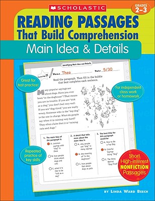 Reading Passages That Build Comprehension: Main Idea and Details Grades 2-3 Cover Image