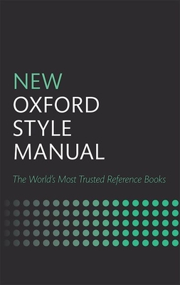 New Oxford Style Manual Cover Image