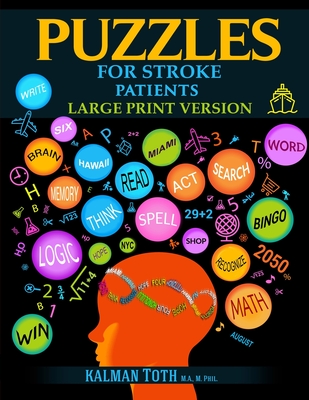 Puzzles for Stroke Patients: Large Print Version Cover Image