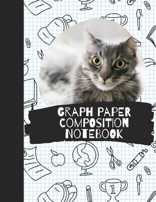 Graph Paper Composition Notebook: 5 Squares Per Inch / Graph Paper Quad Rule 5x5 / 8.5 x 11 / Bound Comp Cover Image
