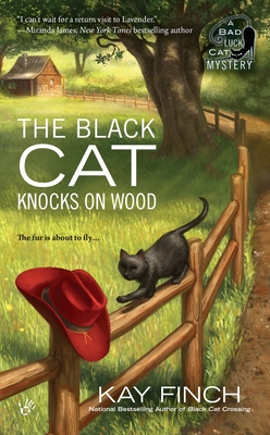 The Black Cat Knocks on Wood (A Bad Luck Cat Mystery #2) By Kay Finch Cover Image