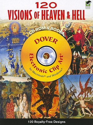 120 Visions of Heaven & Hell [With CDROM] (Dover Electronic Clip Art) By Alan Weller Cover Image