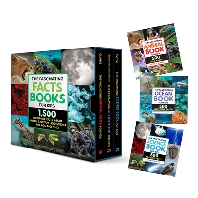 The Fascinating Facts Books for Kids 3 Book Box Set: 1,500 Incredible Facts about Animals, Oceans, and Science for Kids Ages 9-12 Cover Image