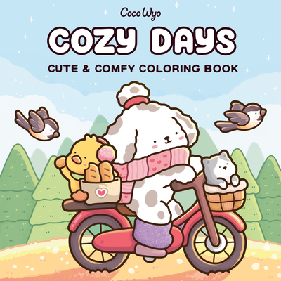 Cozy Days: Coloring Book for Adults and Kids (Cozy Spaces Coloring) By Coco Wyo Cover Image