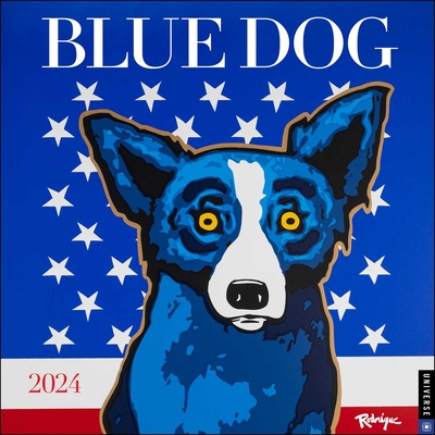 Blue Dog 2024 Wall Calendar By George Rodrigue Cover Image