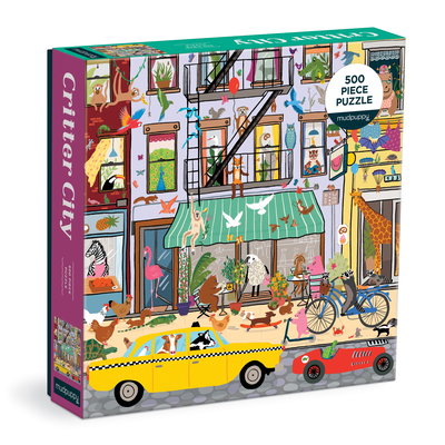 Critter City 500 Piece Family Puzzle By Galison Mudpuppy (Created by) Cover Image