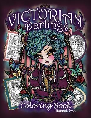 Victorian Darlings Coloring Book By Hannah Lynn Cover Image