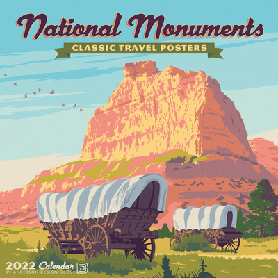 National Monuments Art Posters 2022 Wall Calendar Cover Image