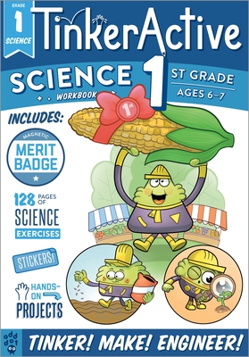 TinkerActive Workbooks: 1st Grade Science By Megan Hewes Butler, Lauren Pettapiece (Illustrator), Odd Dot Cover Image
