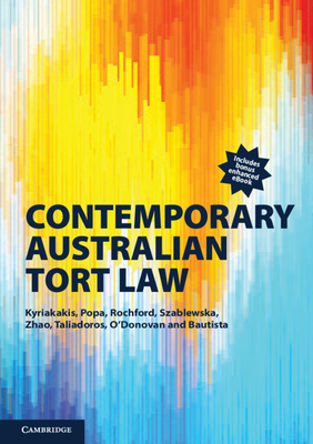 Contemporary Australian Tort Law Cover Image