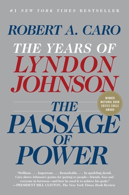 The book cover for The Passage of Power