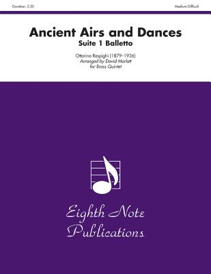 Ancient Airs and Dances: Suite 1 Balletto, Score & Parts (Eighth Note Publications) Cover Image