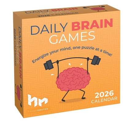 Daily Brain Games 2026 Day-to-Day Calendar: Energize your mind a puzzle at a time By HappyNeuron Cover Image