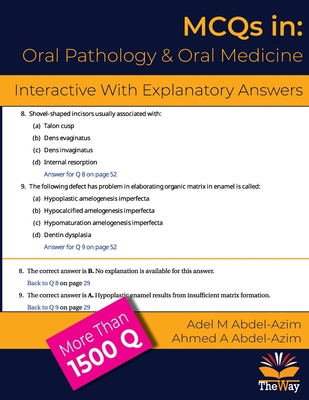 MCQs in Oral Pathology and Oral Medicine: With Comments for Under and Post-Graduates Cover Image