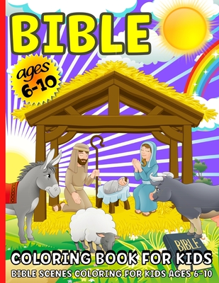 Download Bible Coloring Book Bible Coloring Book For Kids Ages 6 12 Beautiful Bible Scenes Coloring For Boys And Girls Paperback Old Firehouse Books