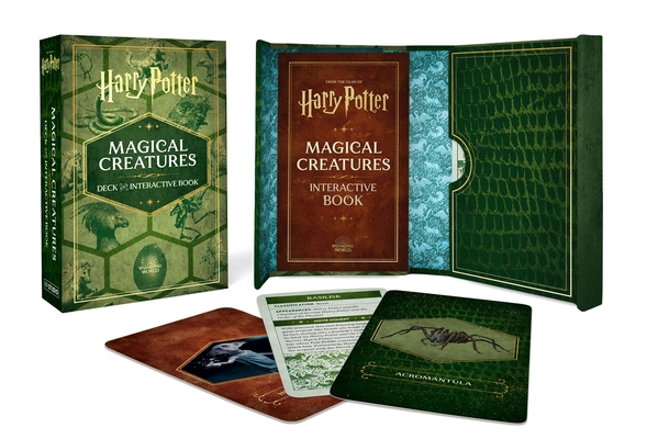 Harry Potter Magical Creatures Deck and Interactive Book By Donald Lemke Cover Image