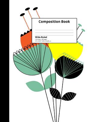 Composition Book: 120 sheets, 240 pages, Abstract Art Cover Notebook By Morongo Publishing Cover Image