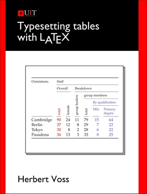 Typesetting Tables with LaTeX