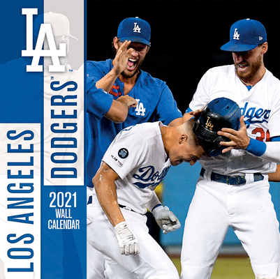 Los Angeles Dodgers 2021 12x12 Team Wall Calendar Cover Image
