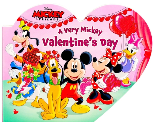 Disney Mickey & Friends: A Very Mickey Valentine's Day (Shaped Board Books)