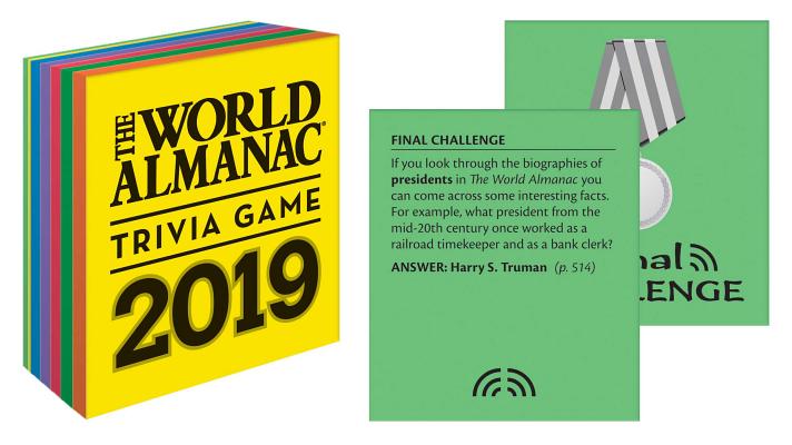 The World Almanac 2019 Trivia Game (World Almanac and Book of Facts ) Cover Image