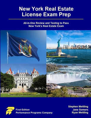 New York Real Estate License Exam Prep: All-in-One Review and Testing to Pass New York's Real Estate Exam Cover Image