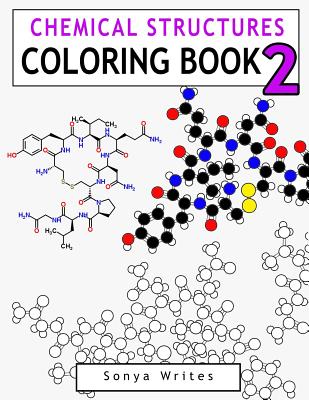 Chemical Structures Coloring Book 2 Cover Image