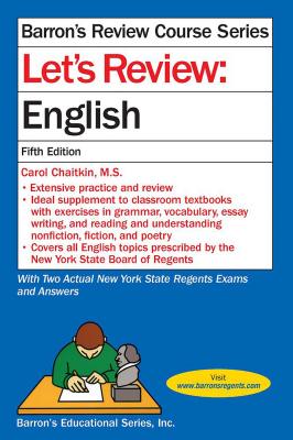 Let's Review English (Barron's Regents NY) By M.S. Chaitkin, Carol Cover Image
