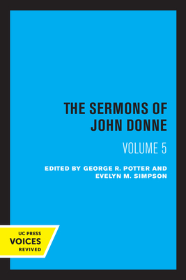 The Sermons of John Donne, Volume V Cover Image