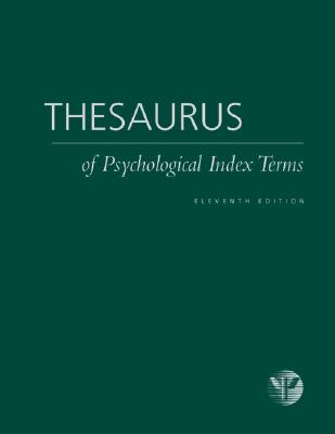 Thesaurus of Psychological Index Terms(r) Cover Image