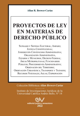 Proyectos de Ley En Materias de Derecho Público (1965-2011). Cover Image