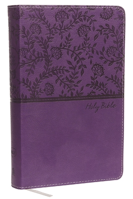 NKJV, Deluxe Gift Bible, Imitation Leather, Purple, Red Letter Edition Cover Image