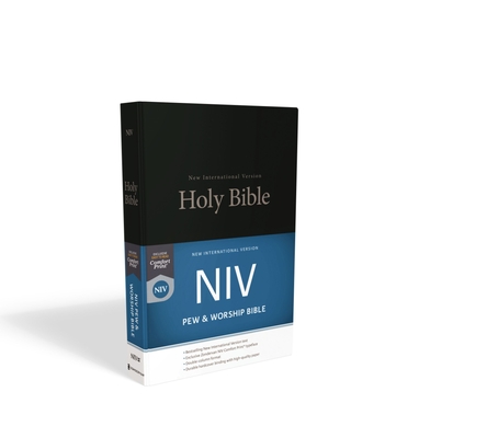 NIV, Pew and Worship Bible, Hardcover, Black By Zondervan Cover Image