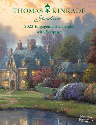 Thomas Kinkade Studios 2022 Monthly/Weekly Engagement Calendar with Scripture By Thomas Kinkade Cover Image