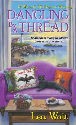 Cover for Dangling by a Thread (A Mainely Needlepoint Mystery #4)