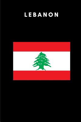 Lebanon: Country Flag A5 Notebook to write in with 120 pages By Travel Journal Publishers Cover Image