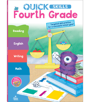 Quick Skills Fourth Grade Workbook Cover Image