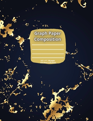 Graph Paper Composition Notebook: Size 8.5'' x 11'' Quad Ruled 5 squares per inch Cover Image