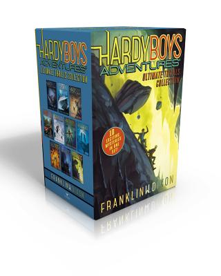 Hardy Boys Adventures Ultimate Thrills Collection (Boxed Set): Secret of the Red Arrow; Mystery of the Phantom Heist; The Vanishing Game; Into Thin Air; Peril at Granite Peak; The Battle of Bayport; Shadows at Predator Reef; Deception on the Set; The Curse of the Ancient Emerald; Tunnel of Secrets Cover Image