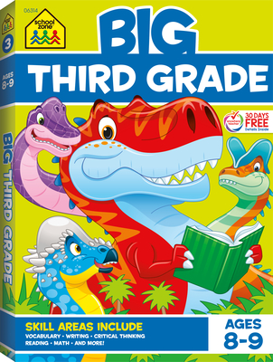 School Zone Big Third Grade Workbook Cover Image