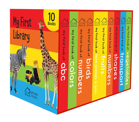 My First Library: Boxset of 10 Board Books for Kids By Wonder House Books Cover Image